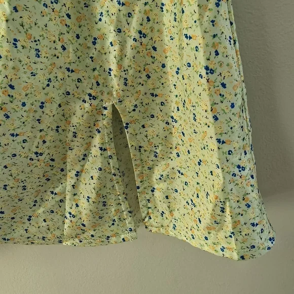 Princess Polly Green Floral Mini Dress Women’s Size 4 - Picture 2 of 9